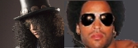 Lenny Kravitz with Slash